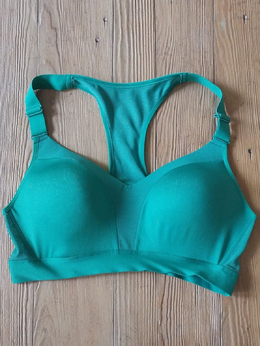 Spyder Women's Racerback Sports Bra in Teal Green